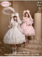 Mademoiselle Pearl Lace Figure Apron Blouses JSKs and OPs(Reservation/4 Colours/Full Payment Without Shipping)